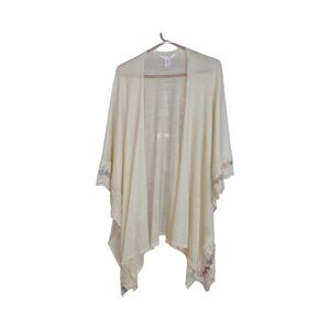 LC Lauren Conrad Creme Color Knit Cardigan